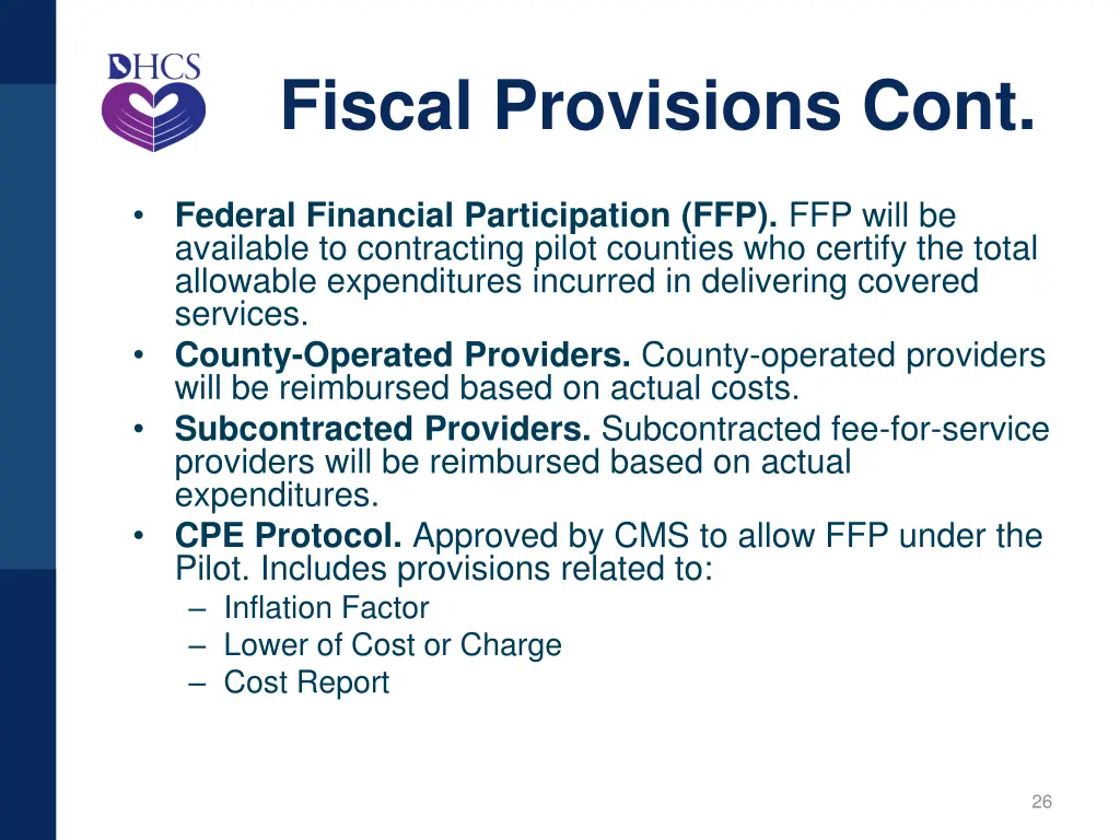 fiscal provisions cont