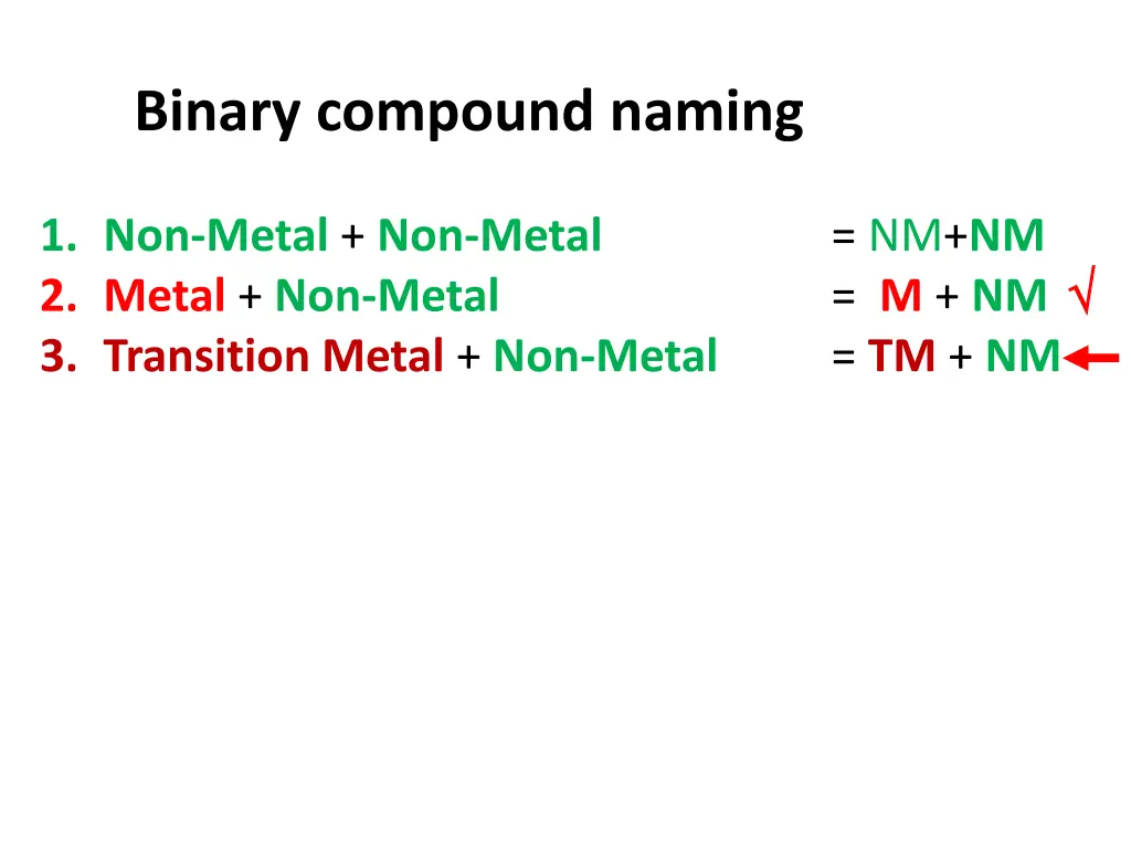 binary compound naming 1