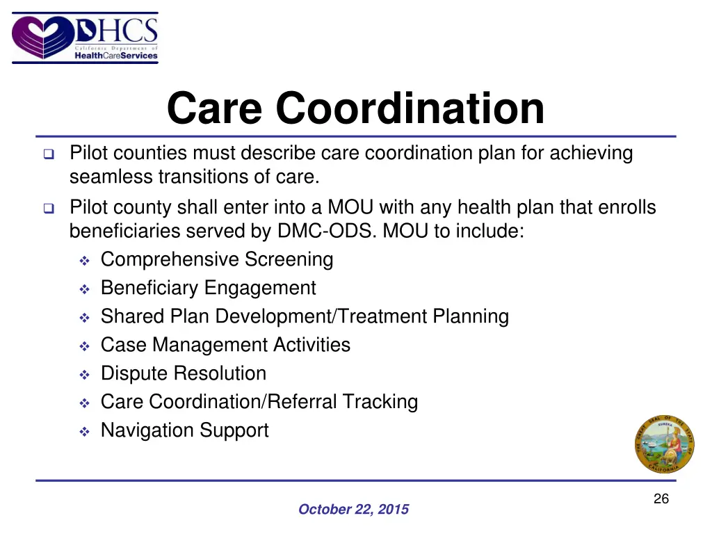 care coordination