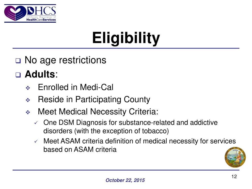 eligibility