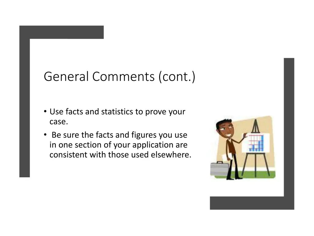 general comments cont 1