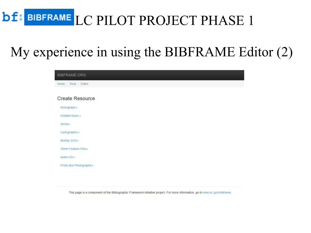 l lc pilot project phase 1 5