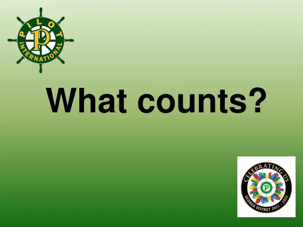 what counts