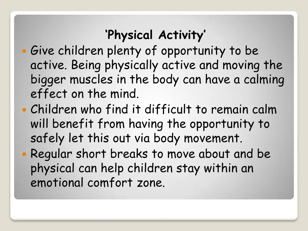 physical activity