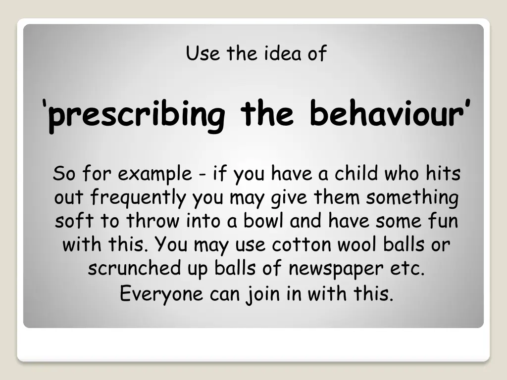 use the idea of