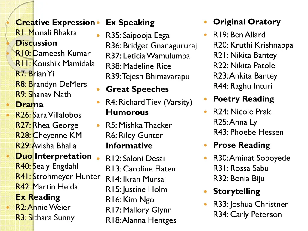 original oratory r19 ben allard r20 kruthi