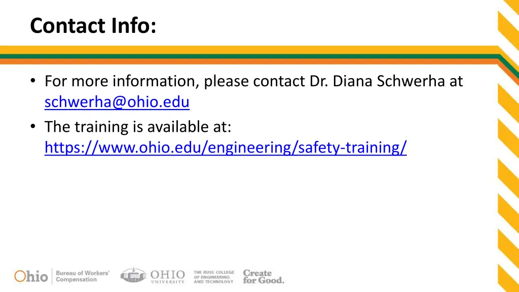 contact info