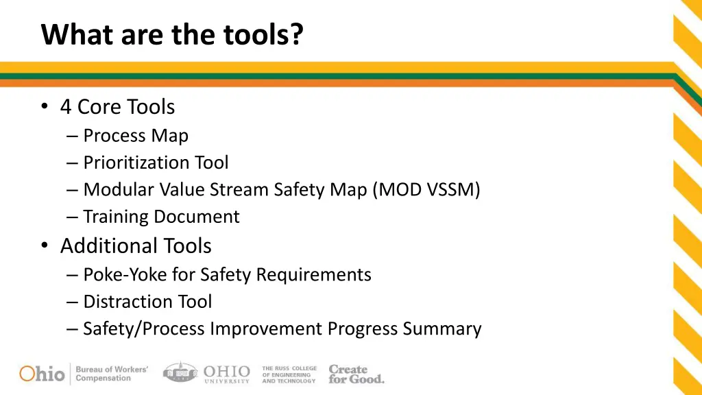 what are the tools