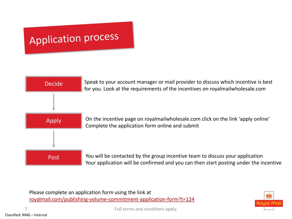 speak to your account manager or mail provider
