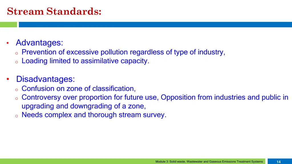 stream standards