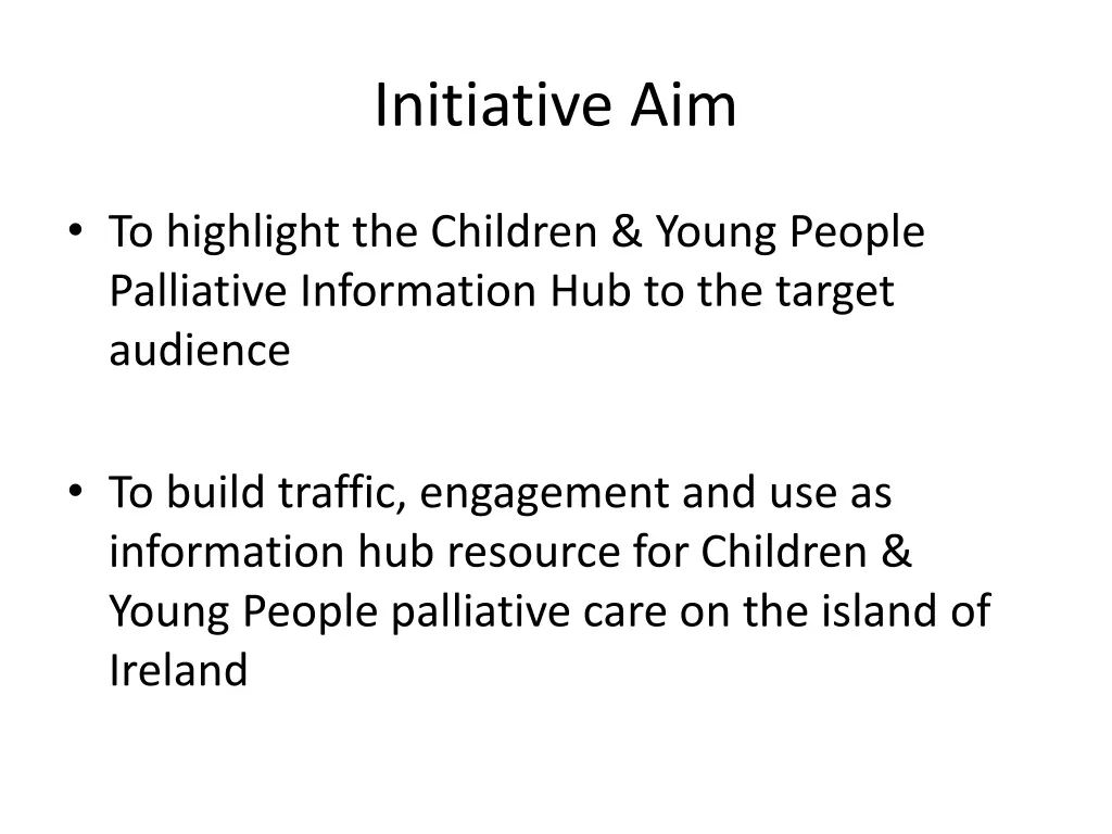 initiative aim