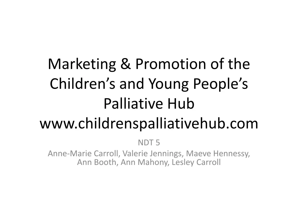 marketing promotion of the children s and young