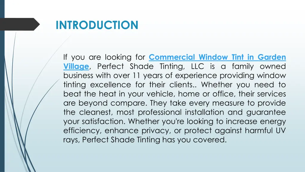 introduction