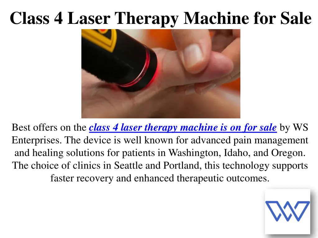 class 4 laser therapy machine for sale