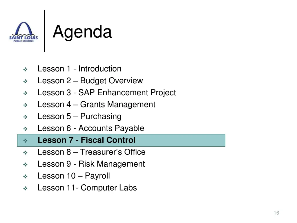 agenda 1