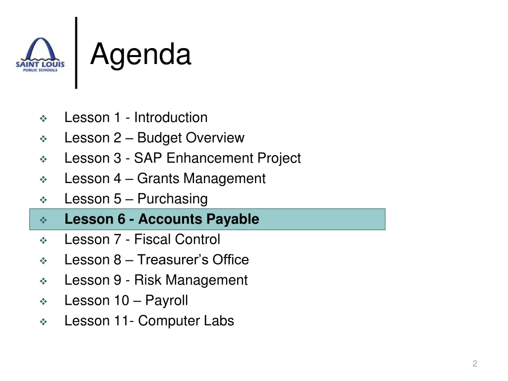 agenda