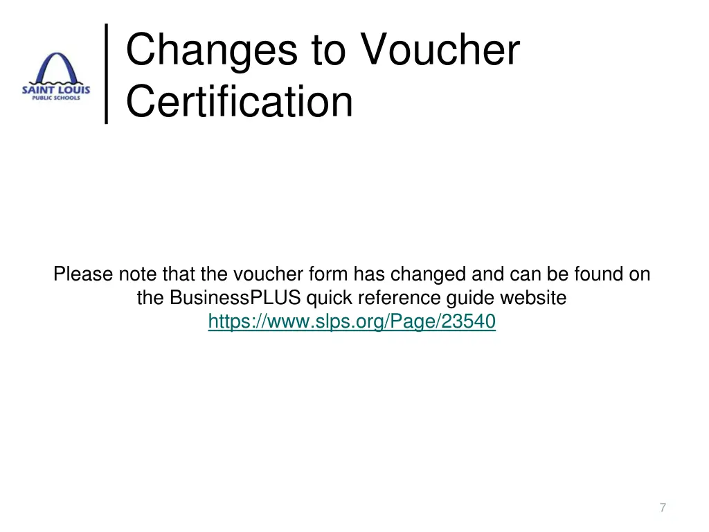 changes to voucher certification