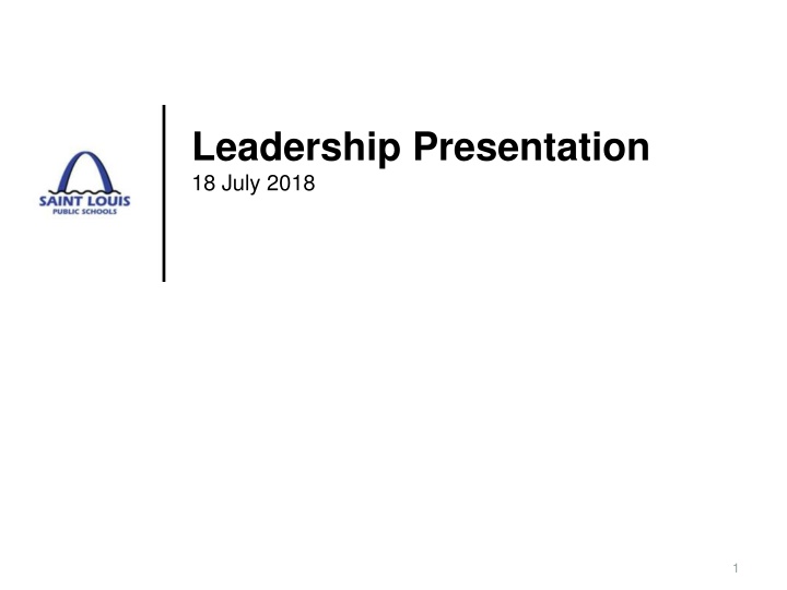 leadership presentation 18 july 2018