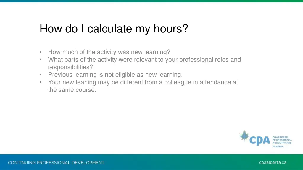 how do i calculate my hours