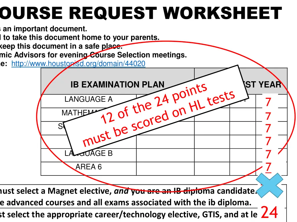 grade 11 to 12 course request worksheet this 2