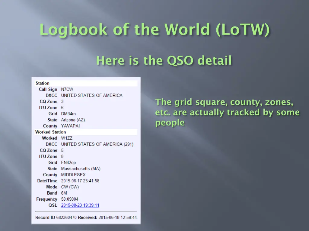 logbook of the world lotw 18