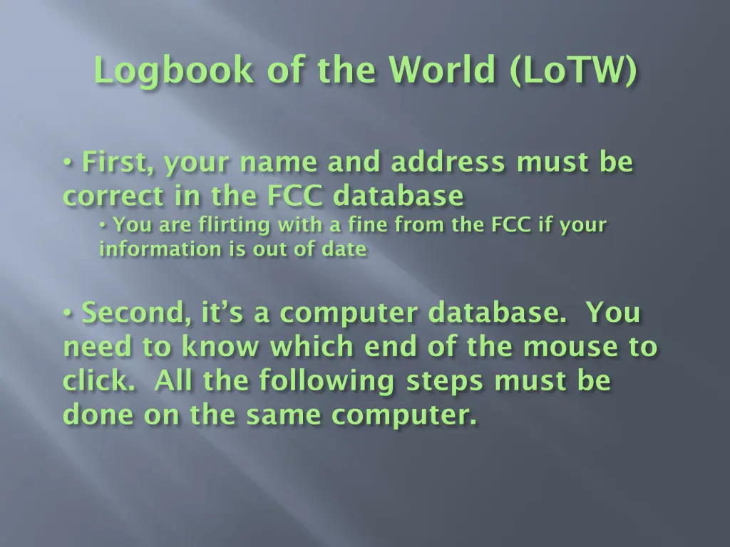 logbook of the world lotw 2