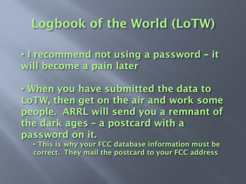 logbook of the world lotw 6