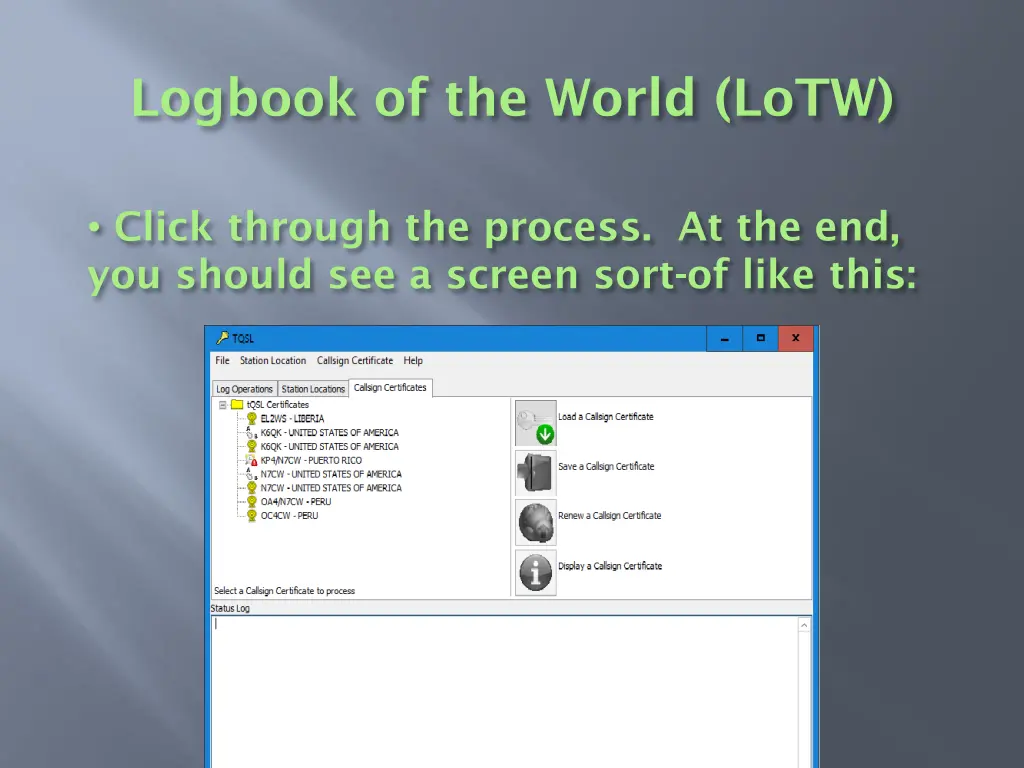 logbook of the world lotw 9