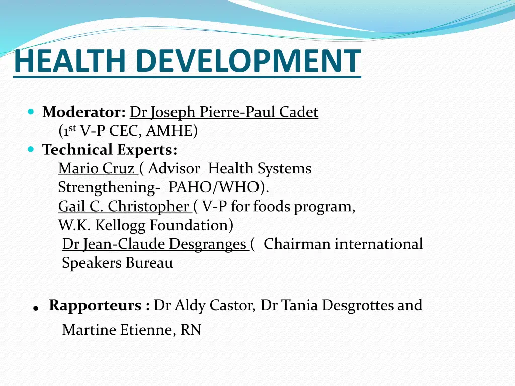 health development
