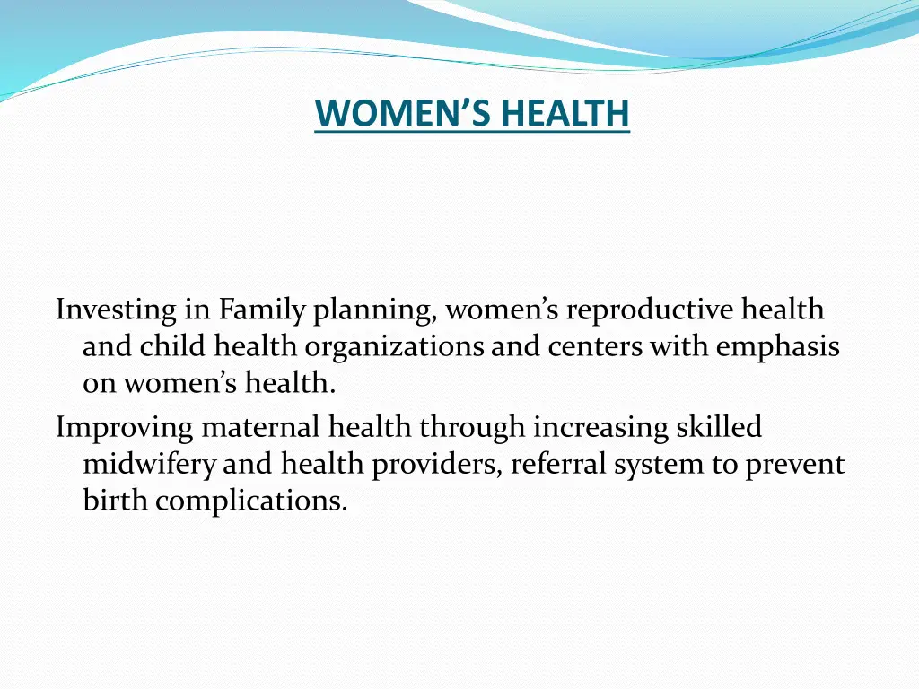 women s health