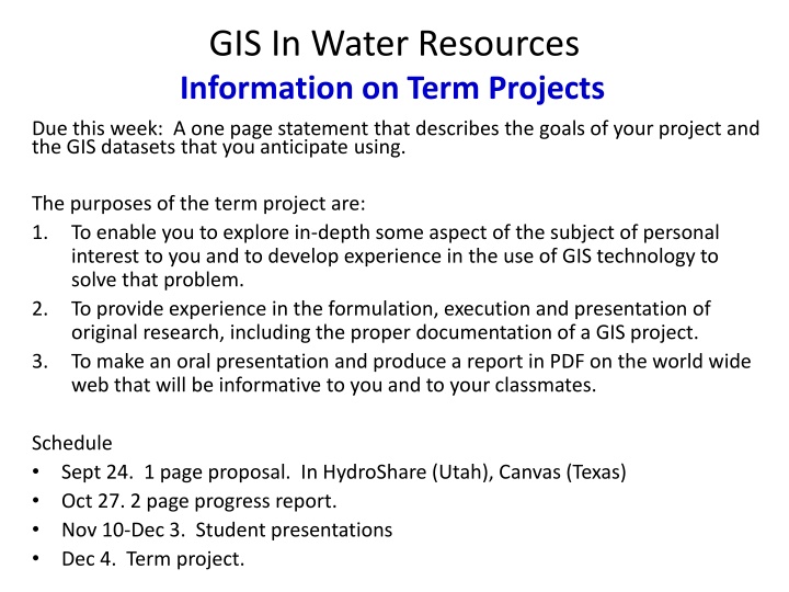 gis in water resources information on term