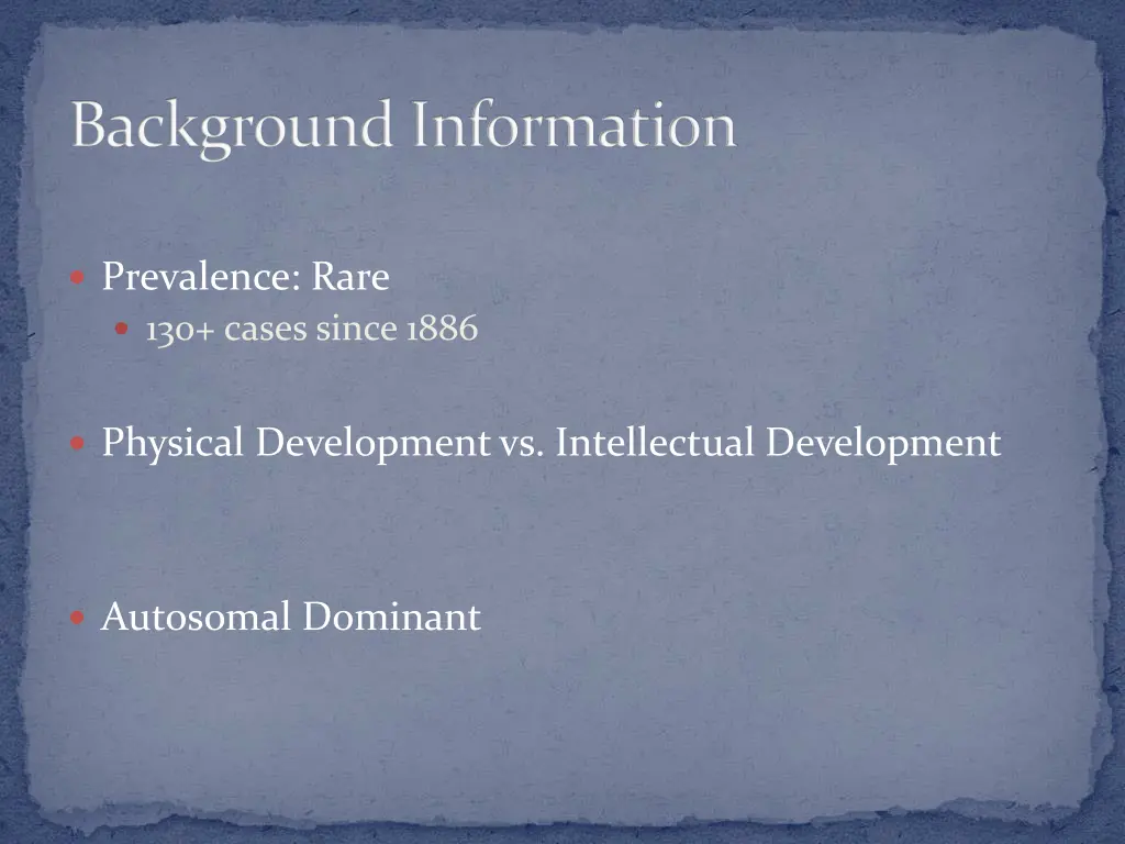 background information