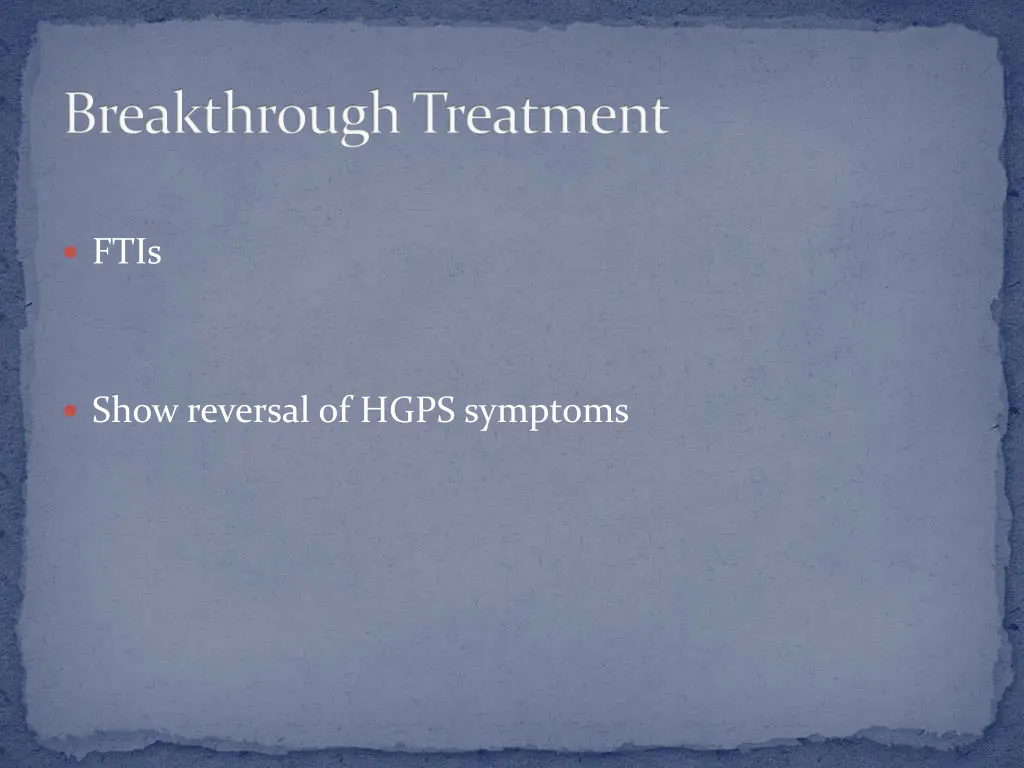 breakthrough treatment