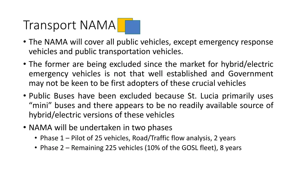 transport nama the nama will cover all public