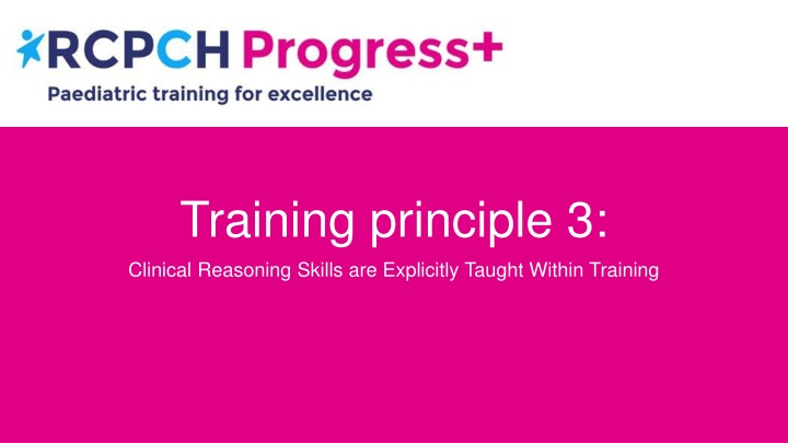 training principle 3