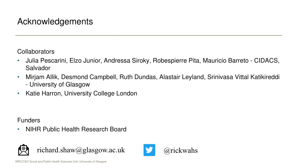 acknowledgements