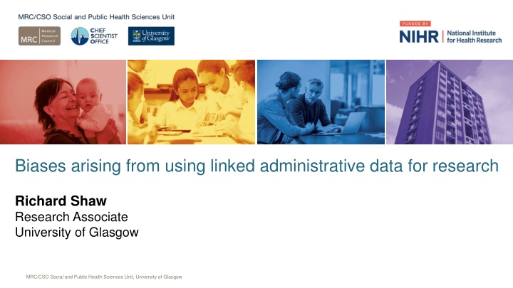 biases arising from using linked administrative