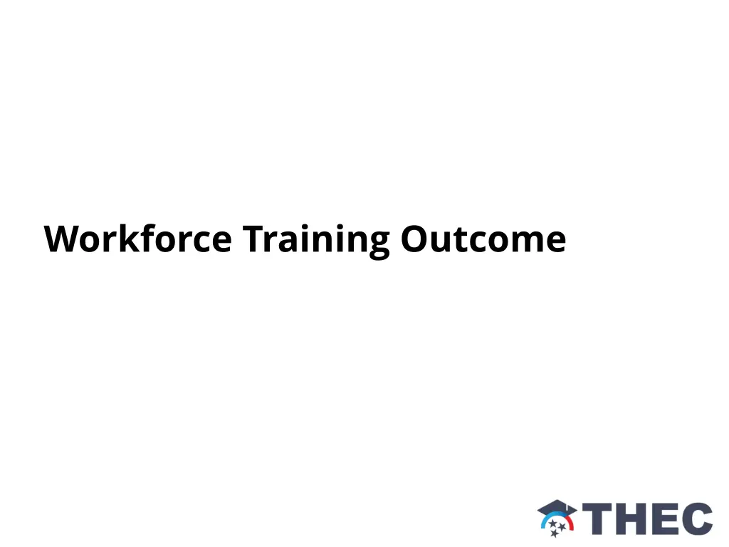 workforce training outcome