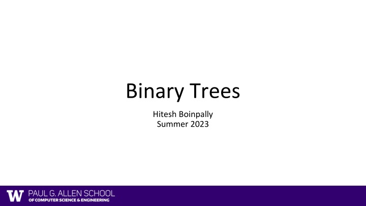 binary trees