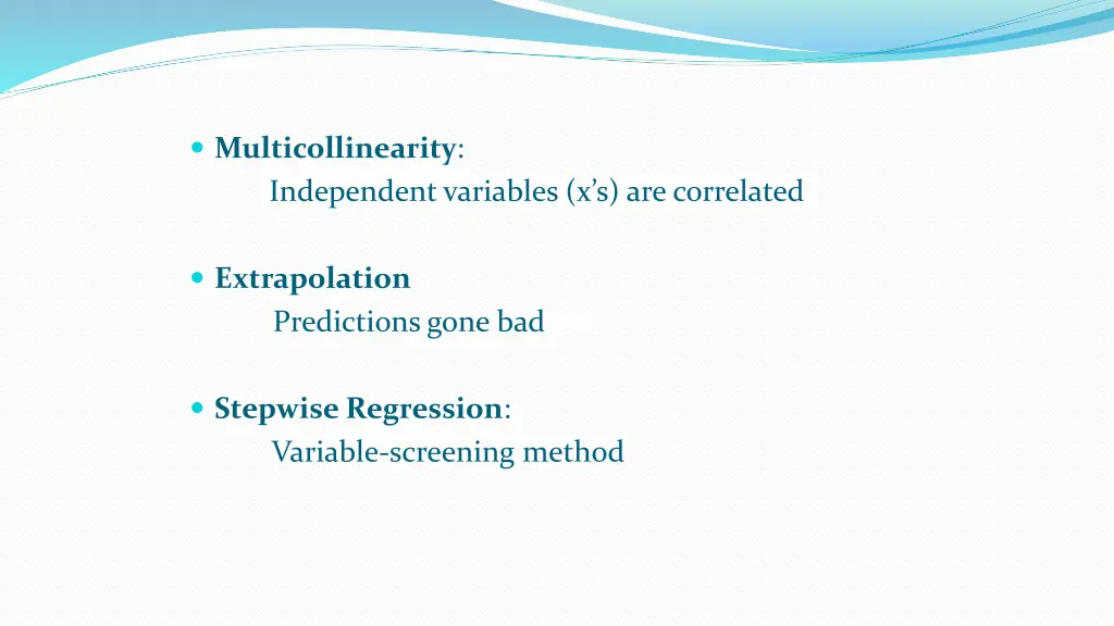 multicollinearity independent variables