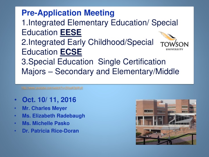pre application meeting 1 integrated elementary