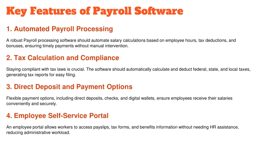 key features of payroll software