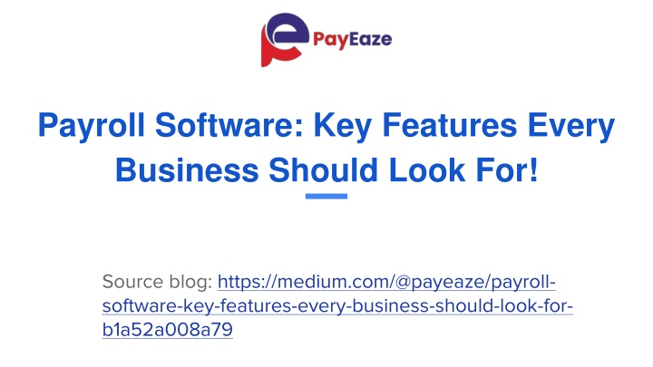 payroll software key features every business