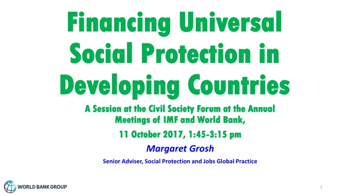 financing universal financing universal social