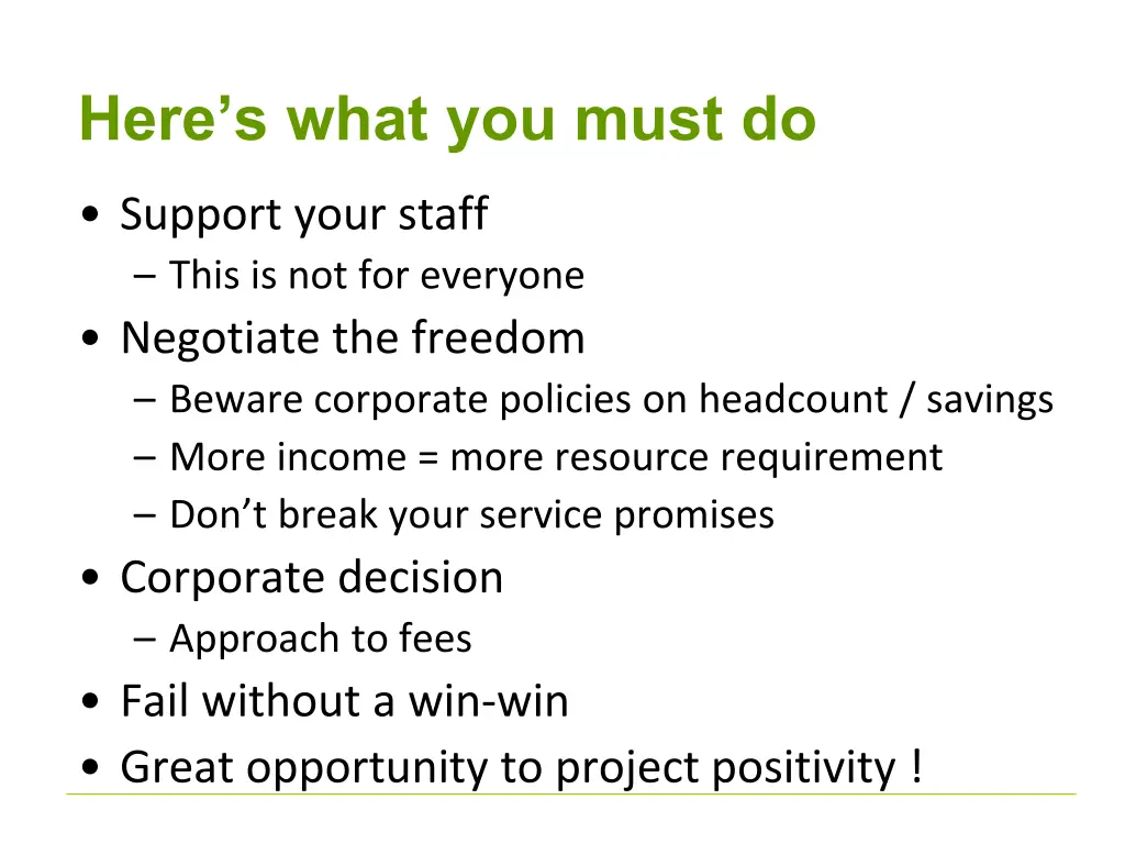 here s what you must do