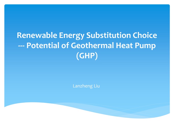 renewable energy substitution choice potential