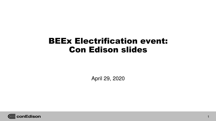 beex electrification event con edison slides