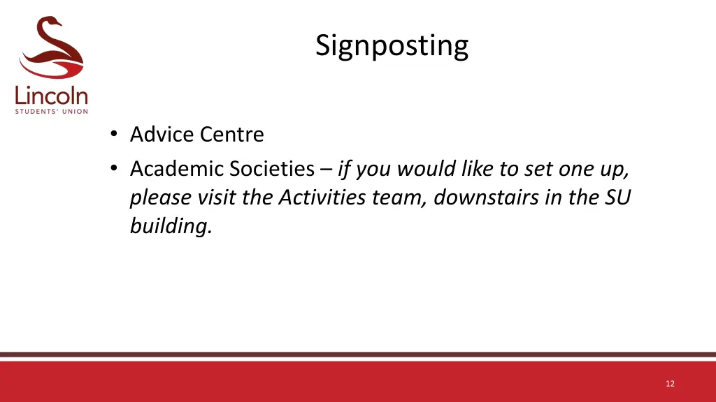 signposting