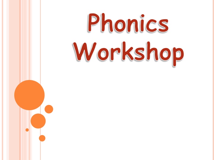 phonics workshop