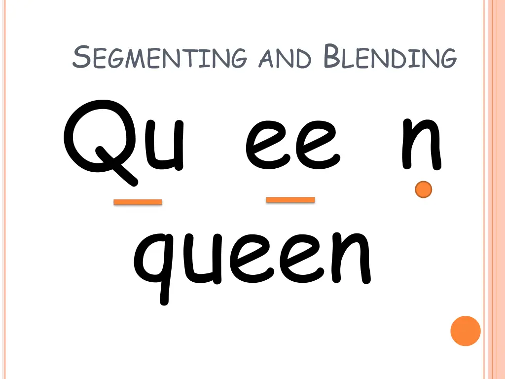 s egmenting and b lending qu ee n queen